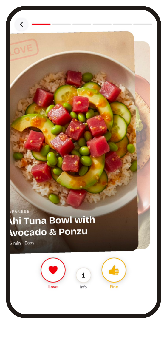 Voting on tonight's dinner in Yumvote